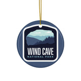 Wind Cave National Park Ceramic Christmas Ornament
