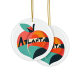 Atlanta, GA Ceramic Christmas Ornament