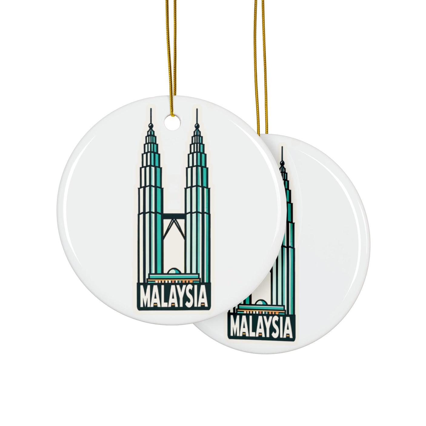 Malaysia Ceramic Christmas Ornament