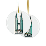 Malaysia Ceramic Christmas Ornament