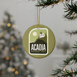 Acadia National Park Ceramic Christmas Ornament