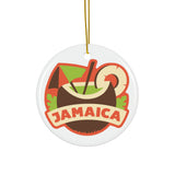 Jamaica Ceramic Christmas Ornament