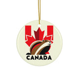 Canada Ceramic Christmas Ornament