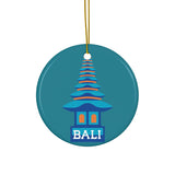 Bali, Indonesia Ceramic Christmas Ornament