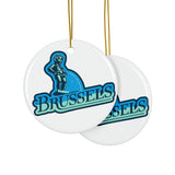 Brussels Ceramic Christmas Ornament