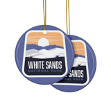 White Sands National Park Ceramic Christmas Ornament