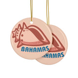 Bahamas Ceramic Christmas Ornament