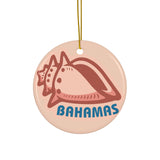 Bahamas Ceramic Christmas Ornament
