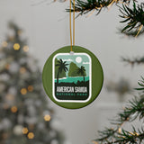 American Samoa National Park Ceramic Christmas Ornament