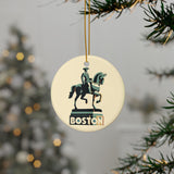 Boston, MA Ceramic Christmas Ornament