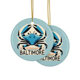 Baltimore, MD Ceramic Christmas Ornament