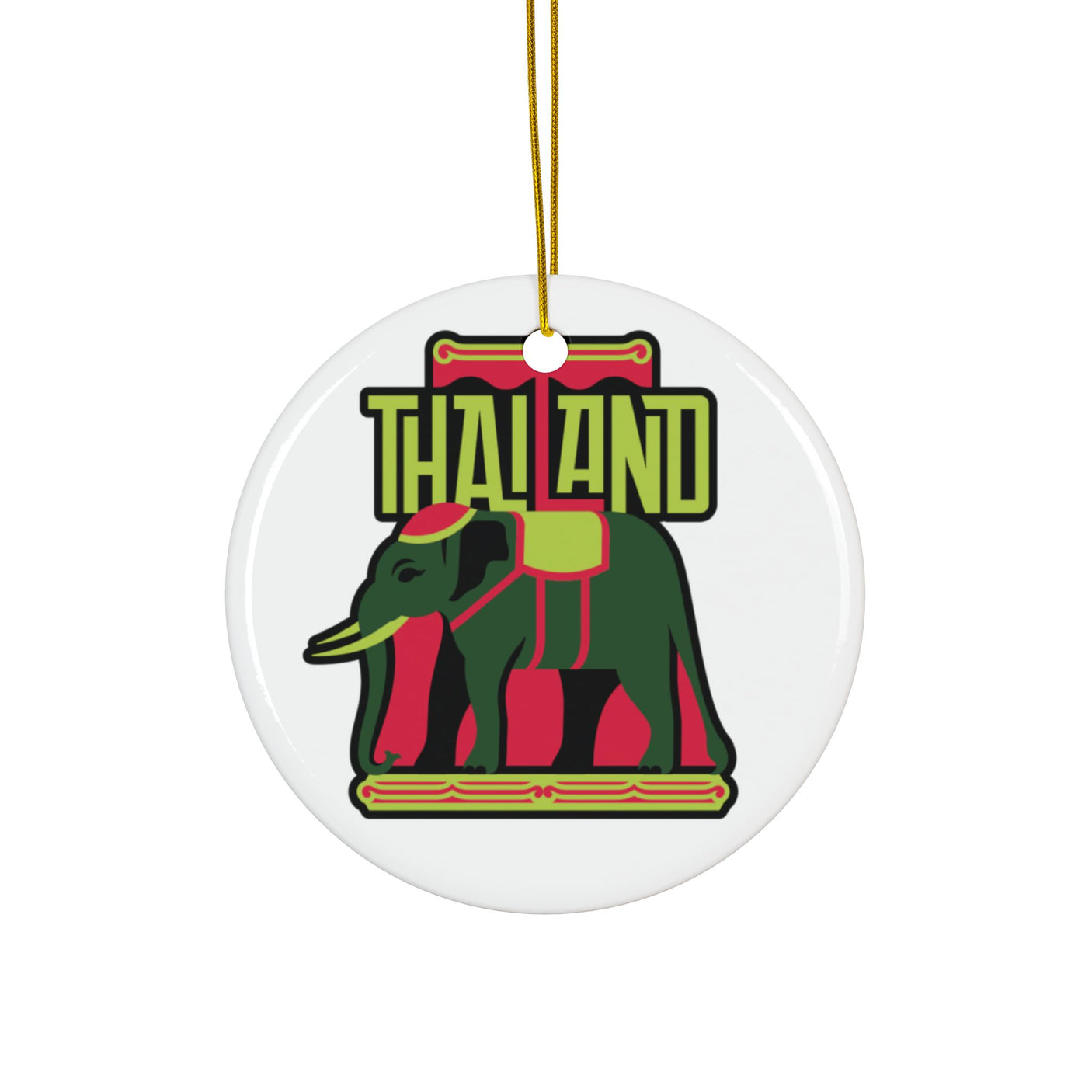 Thailand Ceramic Christmas Ornament
