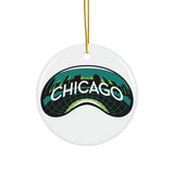 Chicago Ceramic Christmas Ornament
