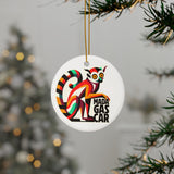 Madagascar Ceramic Christmas Ornament