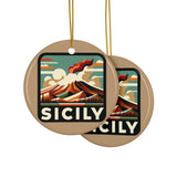 Sicily Ceramic Christmas Ornament