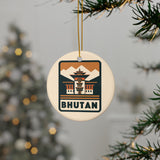 Bhutan Ceramic Christmas Ornament