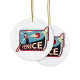 Venice Ceramic Christmas Ornament
