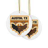 Austin Ceramic Christmas Ornament