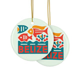 Belize Ceramic Christmas Ornament