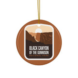 Black Canyon of the Gunnison National Park Ceramic Christmas Ornament
