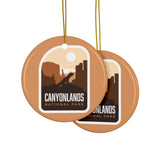 Canyonlands National Park Ceramic Christmas Ornament