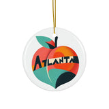 Atlanta, GA Ceramic Christmas Ornament