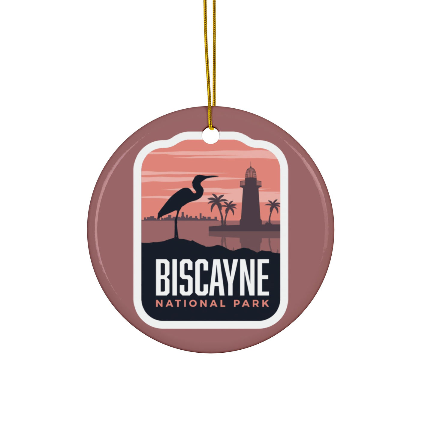 Biscayne National Park Ceramic Christmas Ornament