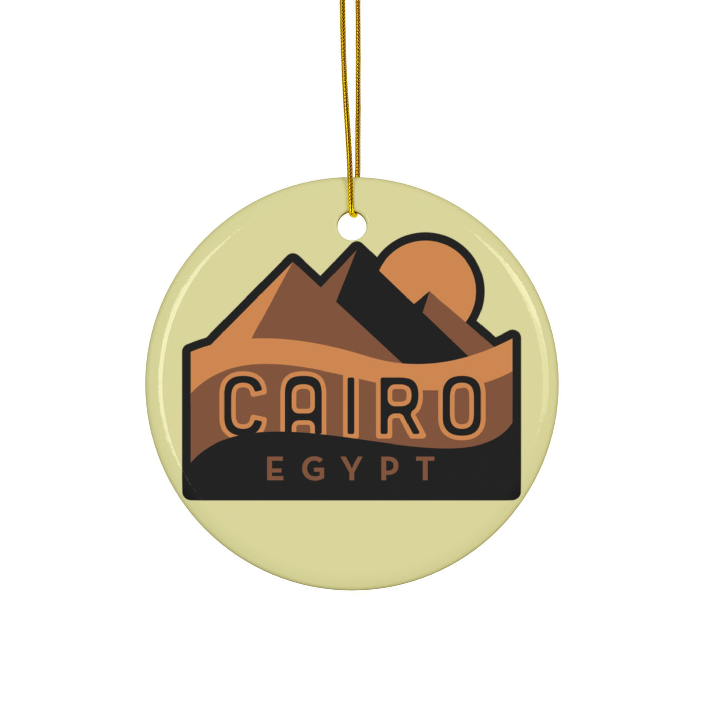 Cairo Ceramic Christmas Ornament