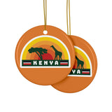 Kenya Ceramic Christmas Ornament