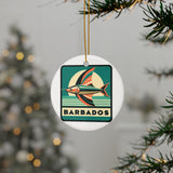 Barbados Ceramic Christmas Ornament