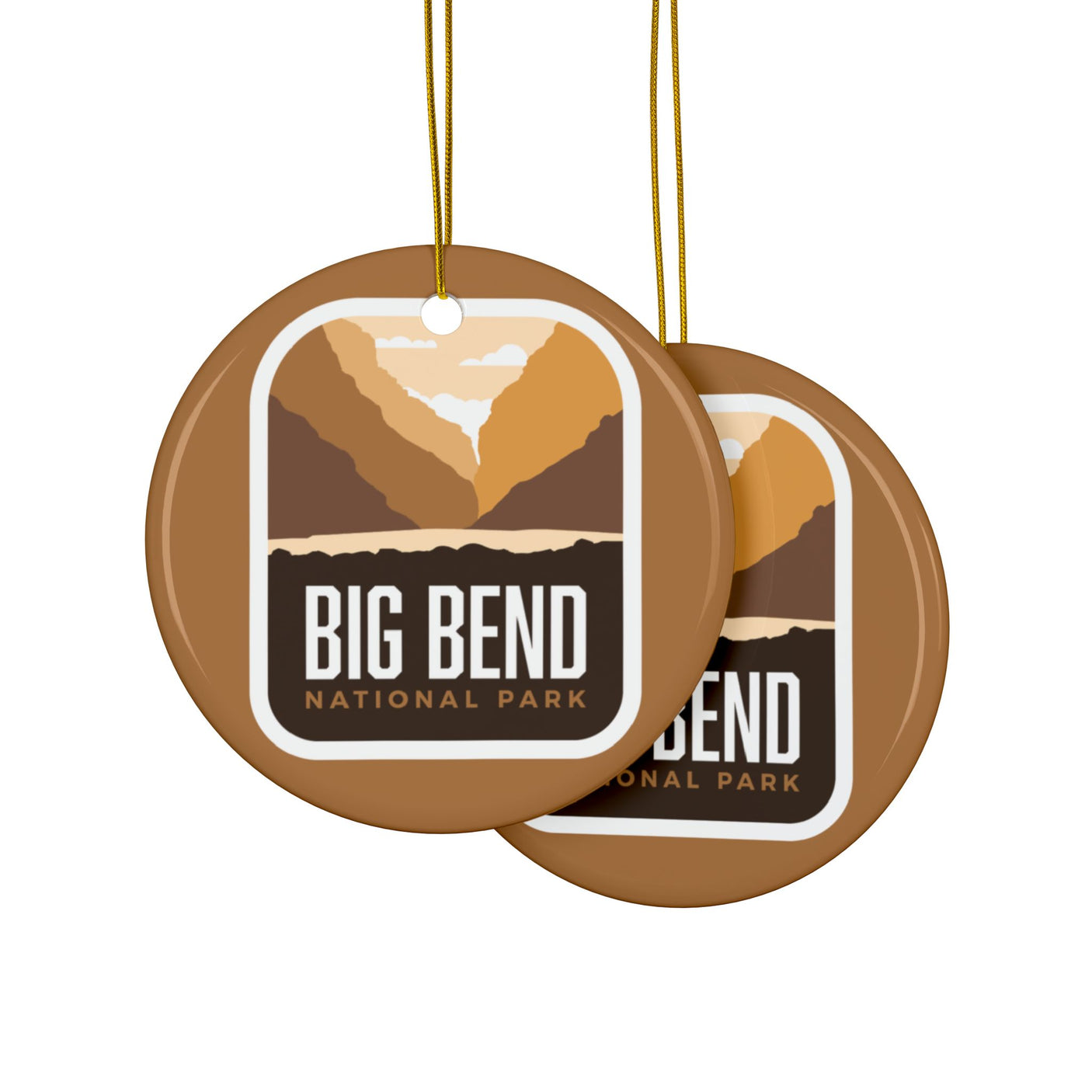 Big Bend National Park Ceramic Christmas Ornament