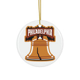 Philadelphia Ceramic Christmas Ornament
