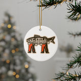 Seattle Ceramic Christmas Ornament