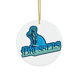 Brussels Ceramic Christmas Ornament