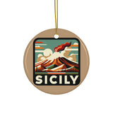 Sicily Ceramic Christmas Ornament
