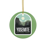 Yosemite National Park Ceramic Christmas Ornament