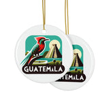 Guatemala Ceramic Christmas Ornament