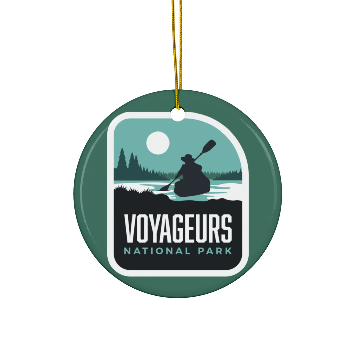 Voyageur National Park Ceramic Christmas Ornament