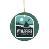 Voyageur National Park Ceramic Christmas Ornament