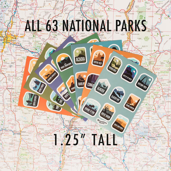 All 63 National Park Patches Bundle - 50% off