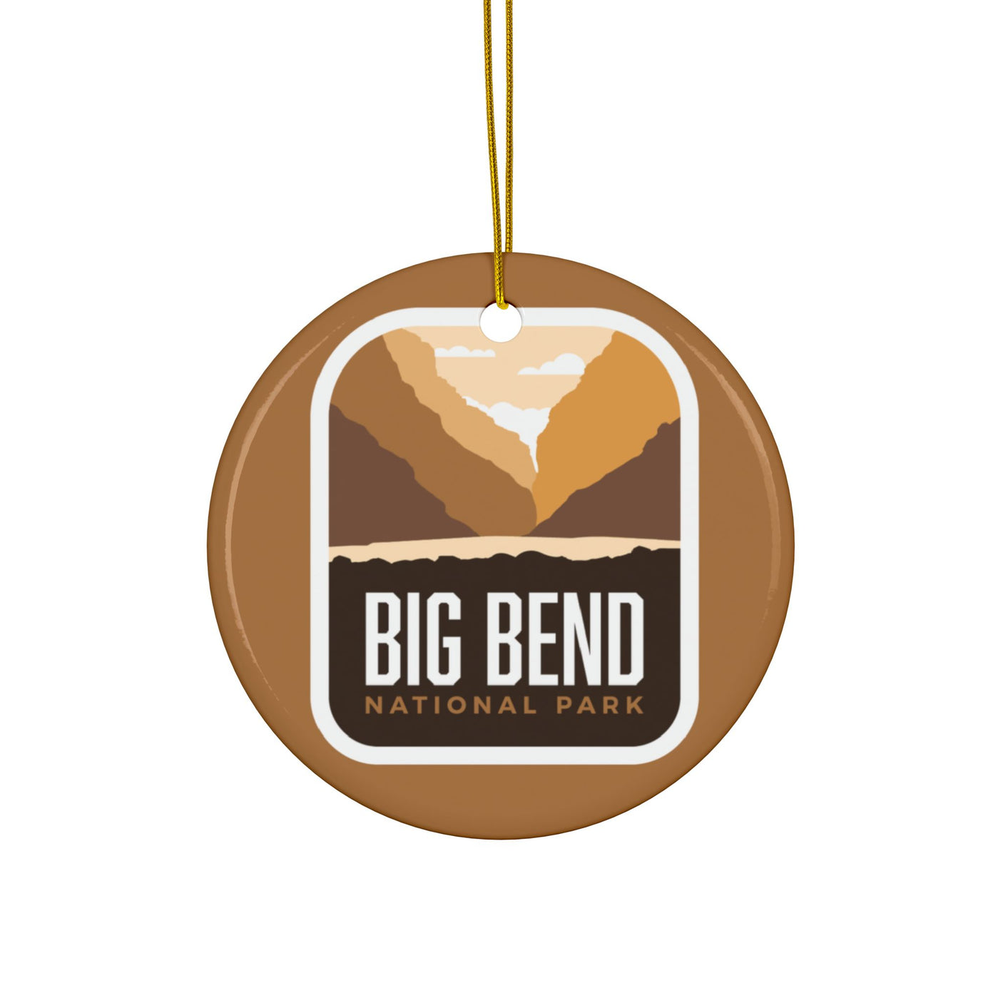 Big Bend National Park Ceramic Christmas Ornament