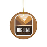 Big Bend National Park Ceramic Christmas Ornament