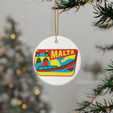 Malta Ceramic Christmas Ornament