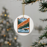 Austria Ceramic Christmas Ornament