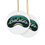 Chicago Ceramic Christmas Ornament
