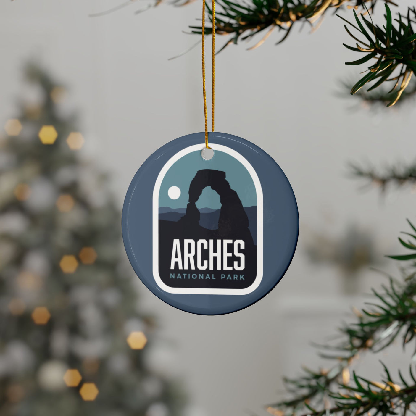 Arches National Park Ceramic Christmas Ornament
