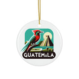 Guatemala Ceramic Christmas Ornament