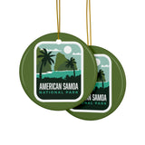 American Samoa National Park Ceramic Christmas Ornament