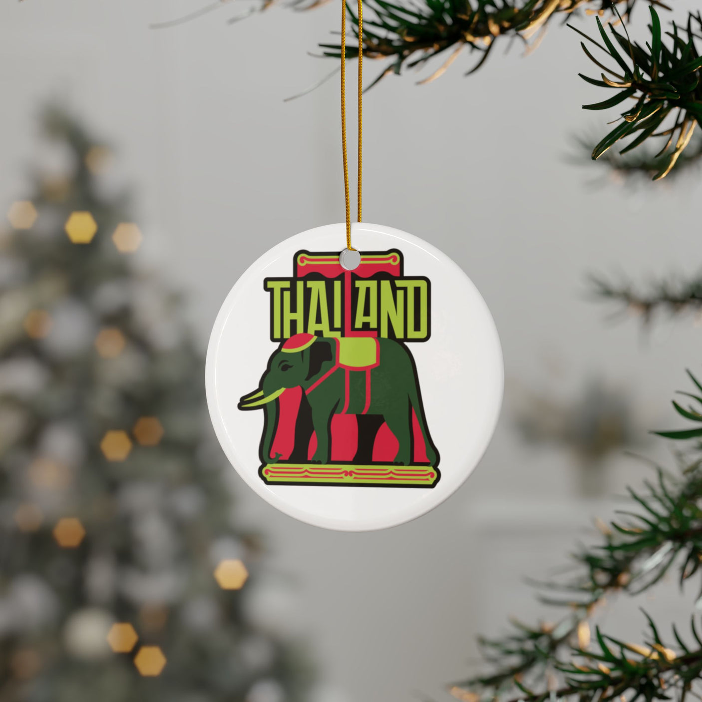 Thailand Ceramic Christmas Ornament