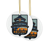 Beijing Ceramic Christmas Ornament